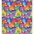 thumbnail image 3 of Ambesonne Christmas Duvet Cover Set, Colorful Xmas Balls, 2-Calking, Multicolor, 3 of 7