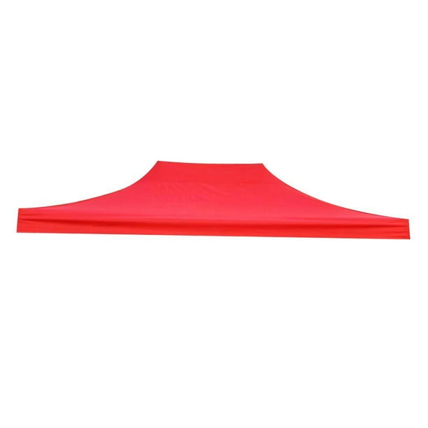 Sonducket Reemplazo de la tienda de campaña Cubierta Paraguas Sombrilla Refugio solar carpas Rojo 3x4.5 M