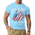 thumbnail image 5 of Havenx Patriotic T Shirts for Men Crewneck Short Sleeve Shirt American Flag Design Graphic Tshirts Freedom We the People Classic Summer Tee Tops,Light Blue M, 5 of 6