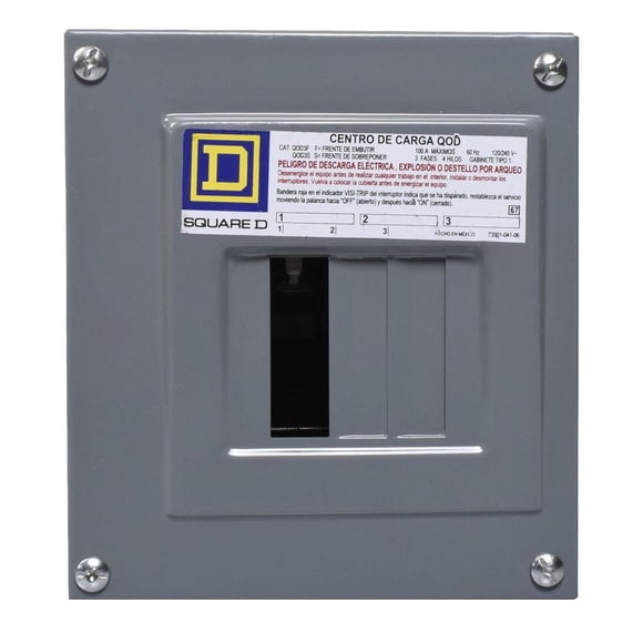 Centro De Carga Square D Qo 3 Polos 100A Metal