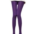 thumbnail image 1 of Medias cálidas de invierno para mujer, pantimedias de terciopelo, pantimedias, pantimedias, mallas elásticas, color morado, 1 of 4