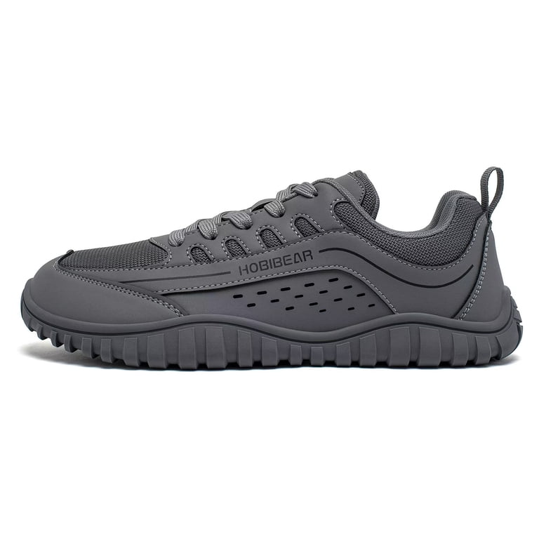 Hobibear Unisex Minimalist Barefoot Running Walking Shoes Gray Mens 10, Women 12 54afff0a-396d-4382-bc2a-  main image 2