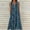 004 Multicolor, variant on Summer Casual Dresses for Women Sleeveless V-Neck Midi Dress Swing Tank Sundress Pleated Tshirt Dress with Pockets