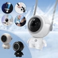 thumbnail image 1 of Vaidha USB Portable Lanyard Small Fan Hanging Neck Handheld Leafless Spaceman Small Fan, 1 of 2