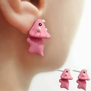 NUOKO 3D Animal Stud EarringsAlloy Handmade AppointmentWomen