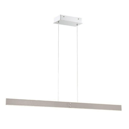 24W 1 Led Chandelier in Modern and Contemporary Style-2 inches Tall and 0.5 inches Wide-Grey Finish Bailey Street Home 79-Bel-4636091