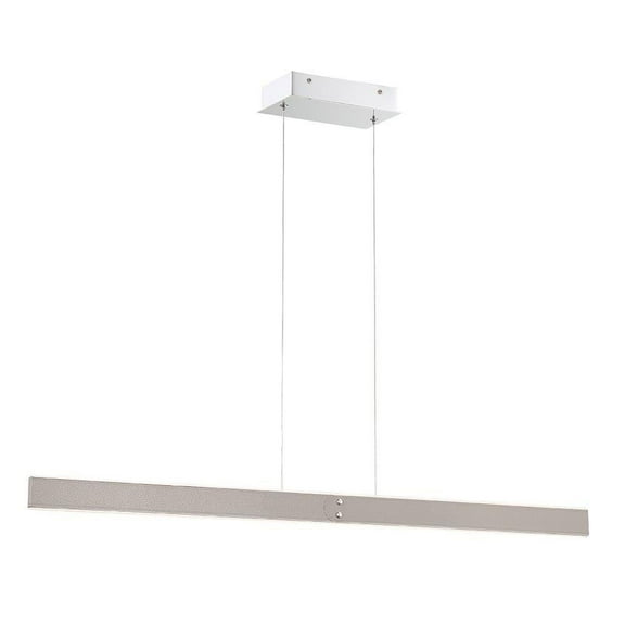 24W 1 Led Chandelier in Modern and Contemporary Style-2 inches Tall and 0.5 inches Wide-Grey Finish Bailey Street Home 79-Bel-4636091