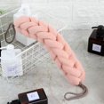 thumbnail image 3 of Esponja de espalda elástica larga con asas de cuerda, frotador de espalda, esponja de malla para ducha de baño, exfoliante corporal, esponja trenzada elástica, 3 of 5