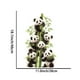 thumbnail image 3 of Pegatinas de pandas para decoración de paredes | Divertidos adhesivos de animales para el hogar | Arte de pared autoadhesivo de PVC para sala de estar, dormitorio y habitación infantil, 3 of 6