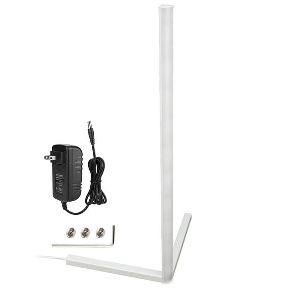 ZOUSSIQI LED Floor Lamp Corner Lamp Ambient Light White Light Frame for Bedroom JU316-128383