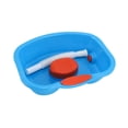 thumbnail image 4 of Bañera de lavado de cabello enjuague Tazón de limpieza para el cabello bandeja de lavado portátil bandeja para lavado para sala de estar de noche Azul, 4 of 8