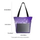 thumbnail image 3 of Easygdp Snowfall Sky White Purple Bolso de Hombro para Mujer, Bolso Bandolera y Cartera de Mano Elegante para Uso Diario, 3 of 6