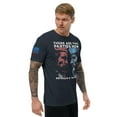 thumbnail image 4 of PATRIOTS & TRAITORS -  MEN Fitted T-shirt (Midnight Navy, L), 4 of 4