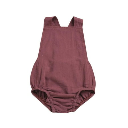 

Newborn Baby Boy Girl Cotton Bodysuit Romper