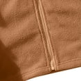 thumbnail image 4 of gyLJF Men's Color-blocked Fleece Jacket Stand-up Collar Fleece Hoodie Full-zipper Warm Long Sleeve Top with Zipper Pockets, 4 of 7