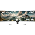 thumbnail image 5 of Deco Gear Curved 49” Super Ultrawide Gaming Monitor, 32:9 WDFHD 3840×1080, 144Hz, 3ms, 3000:1 VA, HDR400, Adaptive Sync, USB-C 65W, HDMI/DP, PBP/PIP, KVM, 1800R, 5 of 10