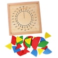 thumbnail image 4 of GUOOL Enfants Montessori Fraction Apprendre Planches de Bois Multicolore pour les Enfants Jouet de Mathématiques, 4 of 9