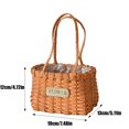 thumbnail image 3 of Oliegs Blanket Elegant Square Bow Storage Fabric Home Organizer For Closet Bedroom Decorative Container With Handles, 3 of 5