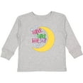 thumbnail image 3 of Inktastic Twinkle Twinkle Little Star with Yellow Moon Boys or Girls Long Sleeve Toddler T-Shirt, 3 of 5