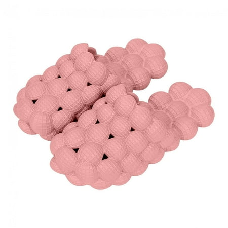 

Bidobibo Womens Massage Slippers Solid Color Soft Slide Sandals Bubble Cloud House Shoes Stress Relief Shower Pillow Slipper Non Slip Slides Summer Ultra Cushion Thick Sole Sandals