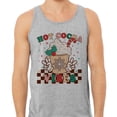 thumbnail image 2 of Hot Cocoa Vibes Tank Top Unisex Small Grey, 2 of 5