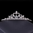 thumbnail image 5 of [Big Clear!]1/2/3 Pack Creative Tiara Wedding Princess Prom Girls Kids Crystal Rhinestone Party Crown Headband, 5 of 5