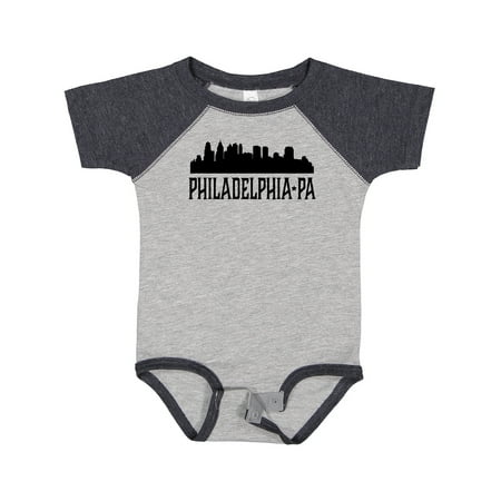 

Inktastic Philadelphia Pennsylvania City Skyline Gift Baby Boy or Baby Girl Bodysuit