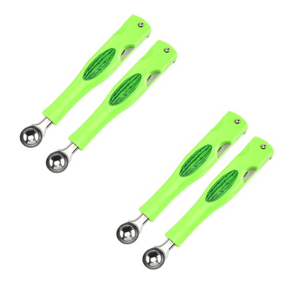 2PC Kitchen Utensils Set The Latest 2 Multifunctional Watermelon Tool Set In 2024 Featuring A Multifunctional Three In One Watermelon Spoon Is A Must Have Tool For Family Gatherings! Green