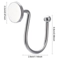 thumbnail image 3 of Perchas Decorativas para Cortinas Ducha 12 Uds. Metal A Prueba Óxido Baño Y, 3 of 9