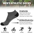 thumbnail image 4 of COOPLUS Mens Socks 10 Pairs Ankle Low Cut Socks for Men Breathable Athletic Socks, 4 of 4