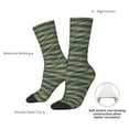 thumbnail image 4 of Rateoe Jungle Green Camo USA Flag for Women Casual Calf Socks - Cute Crew Socks - Thin Soft Above Ankle Socks Size 5-11, 4 of 6