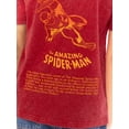 thumbnail image 3 of Spider-Man Boys Mineral Washed Graphic Tee with Short Sleeves, Sizes 4-18, 3 of 8