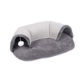 thumbnail image 4 of Esquirla 2 in 1 Cat Tunnel Bed Comfortable Playing Hut for Indoor Cats Hamster Rabbit, 4 of 8
