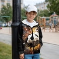 thumbnail image 5 of Xixirimido Paint Splatter Soccer Ball Printed Kids Hoodies for Boys Girls Zip Up Hoodie Sweatshirt 3D Graphic Long Sleeve Pullover Top with Pocket for Fall Winter Velvet Lining, 14-16 Years, 5 of 8