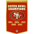 thumbnail image 1 of San Francisco 49ers 24"x36" Wool Dynasty Banner, 1 of 2