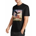 thumbnail image 3 of USPEED God Bless America Statue of Liberty Bald Eagle US Flag 1776-2026 USA 250th Anniversary Fireworks Patriotic Graphic T-Shirt, Independence Day Short Sleeve Crewneck Casual Top for Men Women, 3 of 4