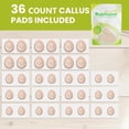 thumbnail image 6 of Bukihome Extra Thick Callus Remover,Felt Callus Pads,Protect Calluses from Rubbing on Shoes，Reduce Foot and Heel Pain，Self-Stick Pedi Cushions，Pack of 36,Multi-Size, 6 of 8