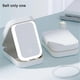 thumbnail image 3 of LED Three-Color Adjustable Makeup Mirror, Three Colors Brightness Adjustable Makeup Mirror with Lights, 3 of 5
