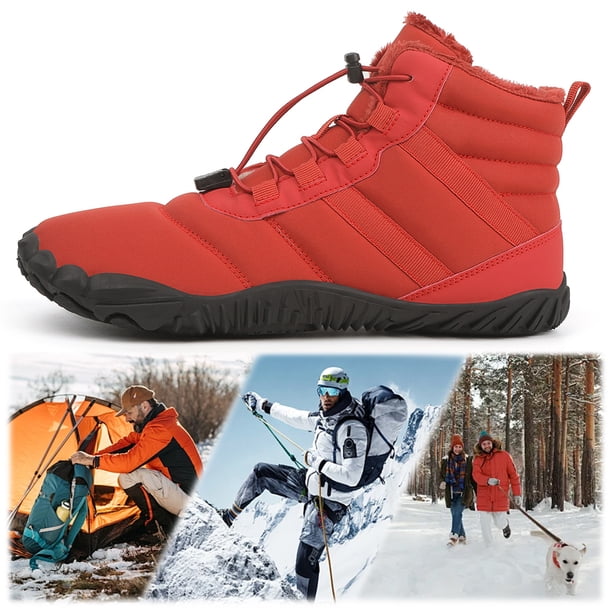 Zapatos Senderismo Deporte para Botas Nieve Invierno Antideslizantes Engrosadas Hombres Y Mujeres