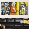 thumbnail image 4 of Idea4wall 3 Piece Abstract Canvas Wall Art Graffiti Painting Canvas Prints Modern Home Wall Decor, 16"x24", 4 of 5