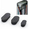 thumbnail image 4 of Tapas de plástico para patas de muebles Tapas ovaladas para patas de sillas Tapas de plástico para patas de muebles Tapas ovaladas para sillas de trampolín 20 piezas (20 x 40 mm), 4 of 5