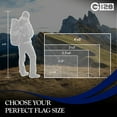 thumbnail image 4 of G128 5 Pack: North Carolina State Flag | 2.5x4 Ft | StormFlyer Series Embroidered 220GSM Spun Polyester | Embroidered Design, Indoor/Outdoor, Brass Grommets, Heavy Duty, All Weather, 4 of 9