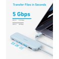 thumbnail image 4 of Anker USB C Hub, 5-in-1 USBC to HDMI Splitter with 4K Display, 4 of 7