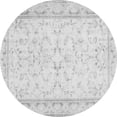 thumbnail image 1 of Ahgly Company Indoor Round Abstract Gray Contemporary Area Rugs, 5' Round, 1 of 1