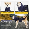thumbnail image 4 of WBQ Dog Anxiety Shirt 2 in 1 Dog Calming Jacket with Hoodie Dog Ears Cover, Dog Anxiety Jacket with Ear Wrap for Fireworks Travel Vet Visits and Separation Anxiety Relief, Calming Shirt Wrap, S-3XL, 4 of 6