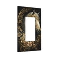 thumbnail image 6 of Zufioo Palatial Gold Pattern Horse Print Switch Wall Plate, Dustproof and Heat-resistant Decorative Wall Switch Cover, Suitable for Residential and Commercial Areas-Mid-size, 6 of 8