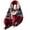 Burgundy, variant on Women's Fashion Scarves Large Tassel Plaid Scarf Long Shawl Winter Warm Soft Scarf Oversized Scarves Wraps Purple
