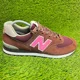thumbnail image 1 of New Balance 574 Mens Size 9.5 Brown Pink Athletic Running Walking Shoes Sneakers, 1 of 6