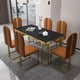 thumbnail image 4 of Kitchen Luxury Dining Room Table And Chair Set Large Minimalist Italian Accent Dining Tables Marble Mobilador Kitchen Furniture My Lux Decor Round, 4 of 10