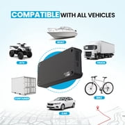 Cube GPS Tracker for Vehicles Magnetic Mount, Up to 1 Year Battery, IP67 Waterproof with Real-Time Location